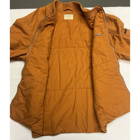 Nudie Jeans Tor Padded Bomber Jacket Mens Size Small Organic Cotton Streetwear - Picture 14 of 16